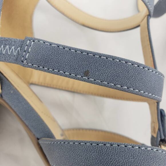 Liz Claiborne Blue Bahati Heeled Sandals - Picture 7 of 13